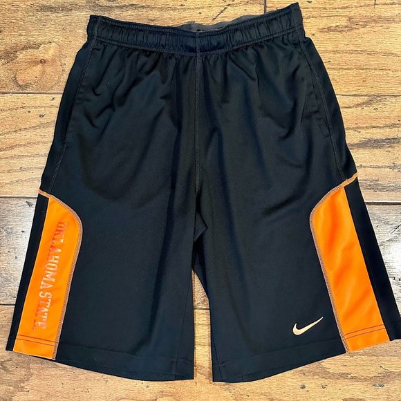 Small Nike Men's Black OSU Oklahoma State University Cowboys Dri-Fit shorts - Picture 1 of 4
